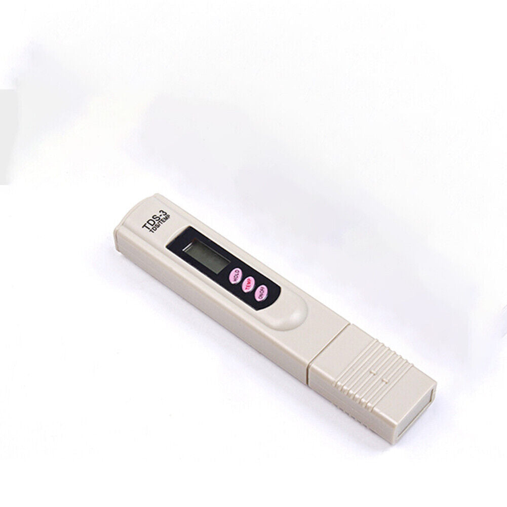 US Handheld Water Quality Hardness Purity Digital LCD Meter 0-9990 PPM TDS TDS-3