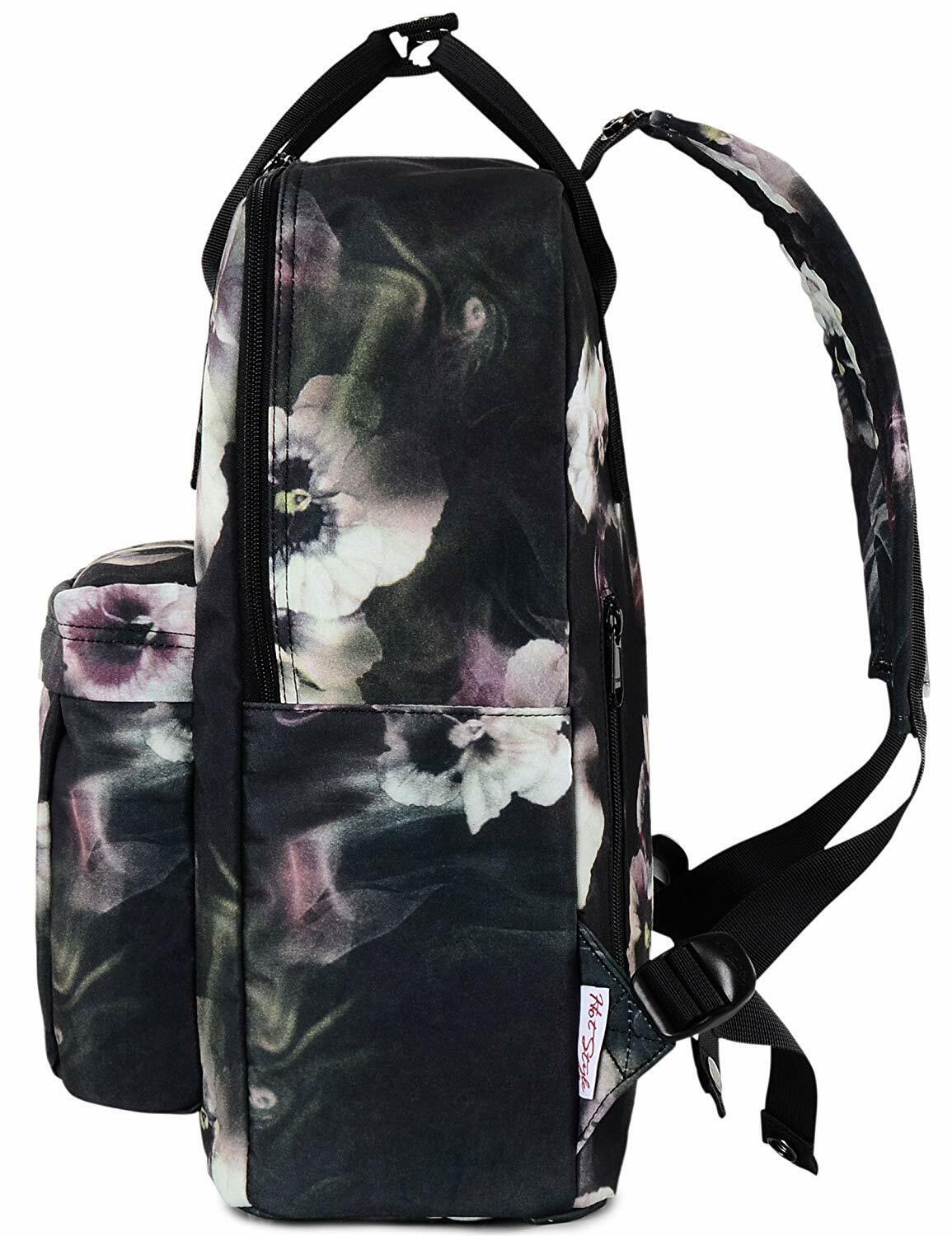 BESTIE 14" College Bookbag Backpack Cute for Women, 14.6"x10.3"x5.1"