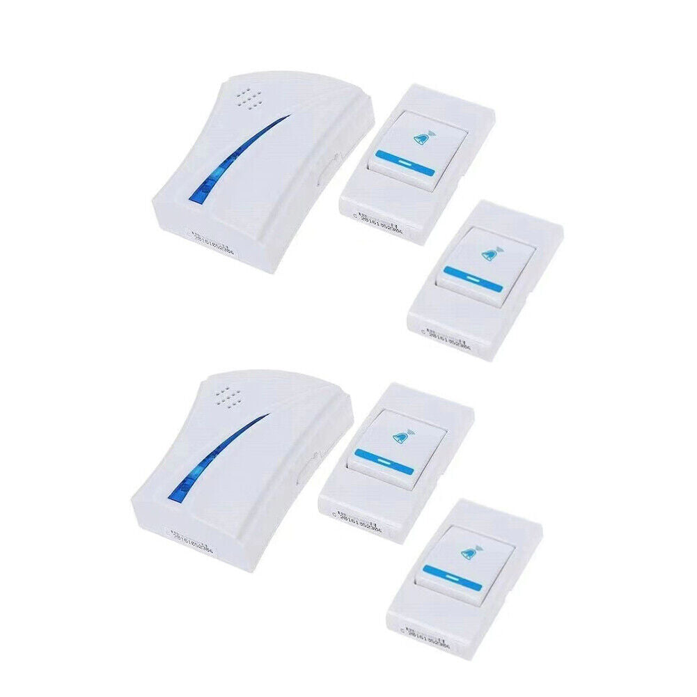 US 1-2 Pc 36 Songs Melody Music Wireless Doorbell Door Bell 2 Remote Control