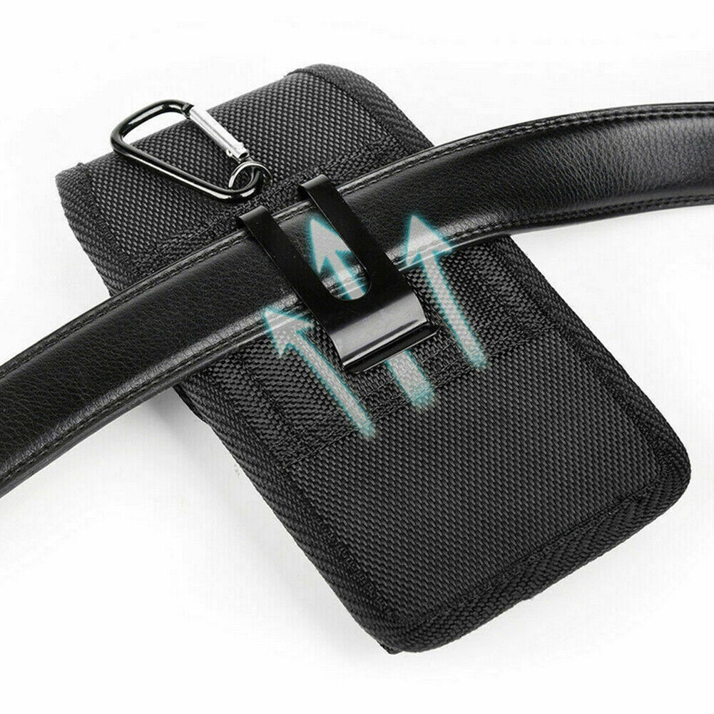 US 1-2 Pcs Blocking Cell Phone Holster for iPhone Vertical Wallet Belt Clip Case