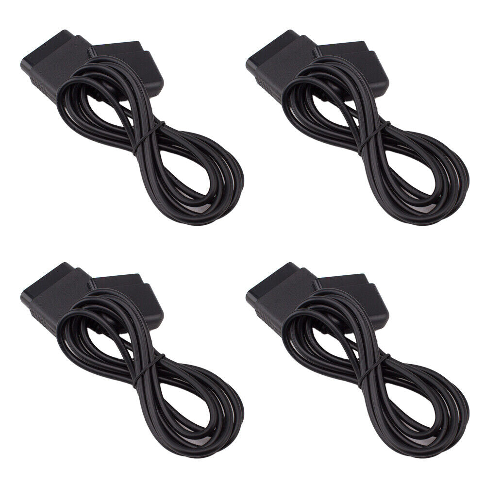 US 4-8 Pc 6 ft Controller Cord Extension Cable for Sony PlayStation 2 PS2 / PS1