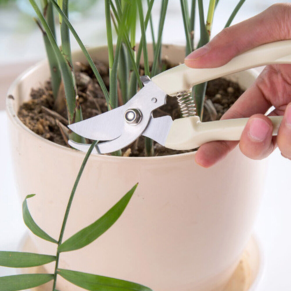 US 1-2 Set of 2 Pcs Garden Pruning Shears Bypass Pruner Straight Blade Scissors