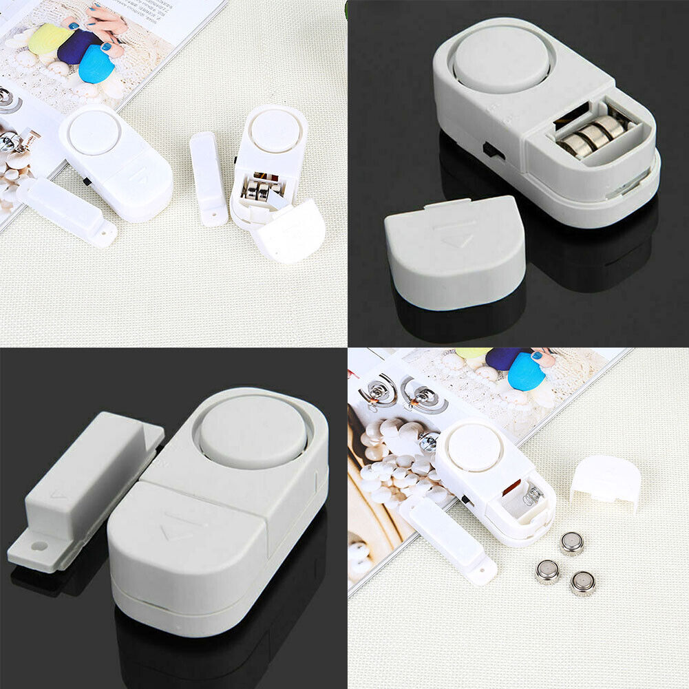 US 12-24 Pack WIRELESS Home Window Door Burglar Security ALARM System Magnetic S