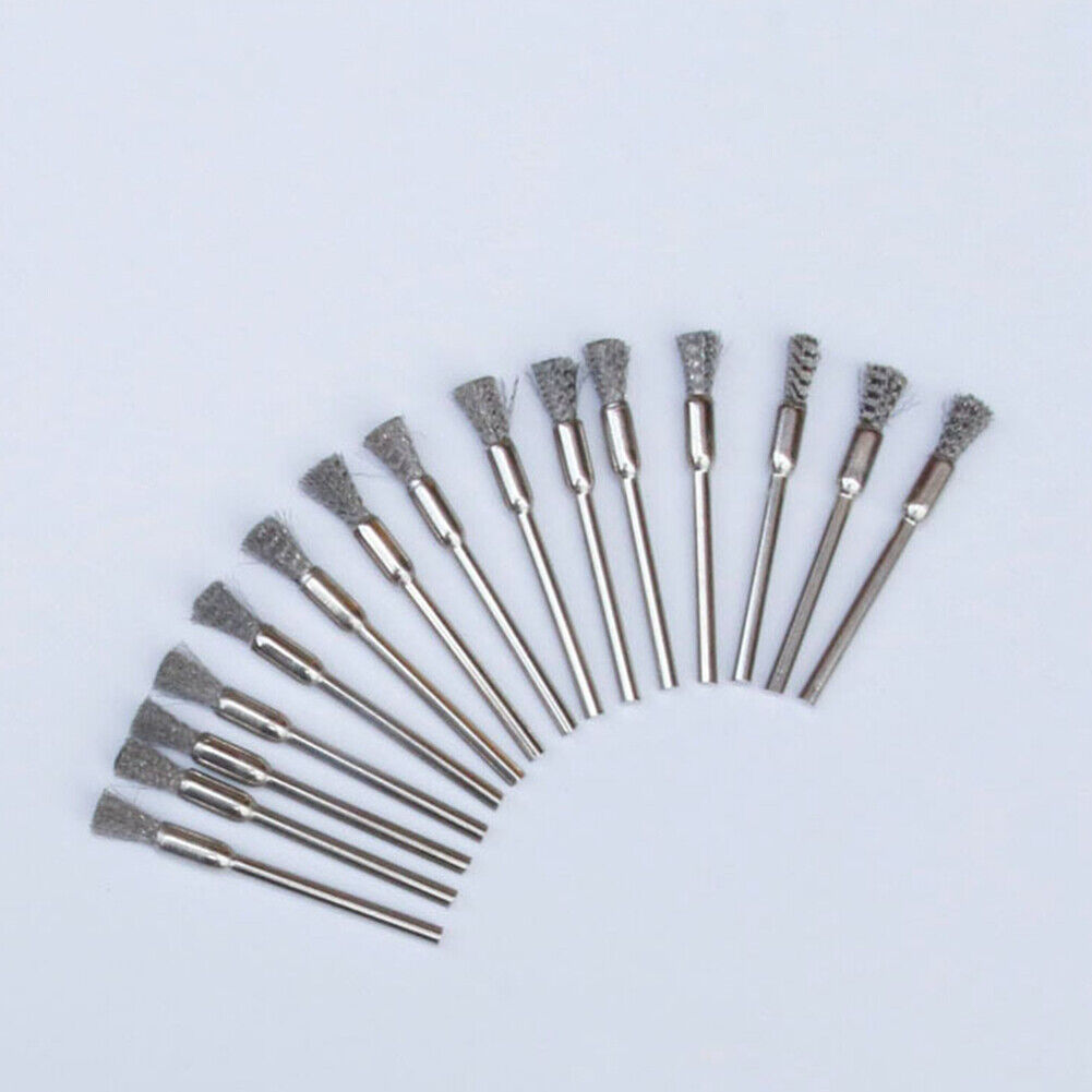 US1-2Set of 45Pc Stainless Steel Wire BrushTool Rotary Die Grinder Removal Wheel