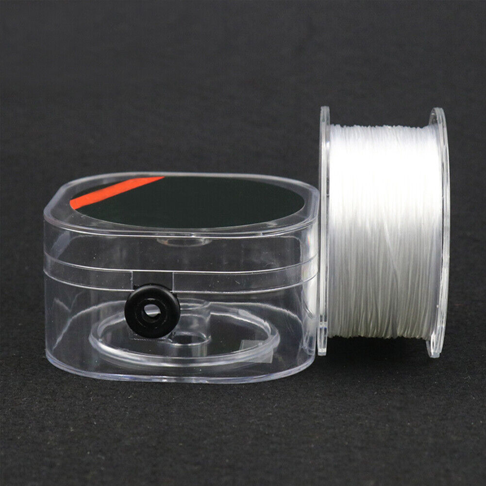 US 1-2 Pack 1 Rolls 0.8mm Flat Stretchy Bracelet Strings with Organizing Case