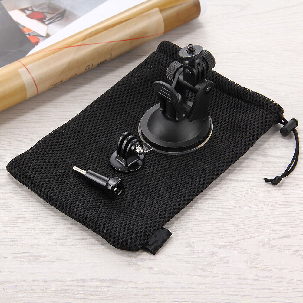 US 2-4Pc Adjustable Windshield Suction Cup CarMount Action Camera Bracket Holder