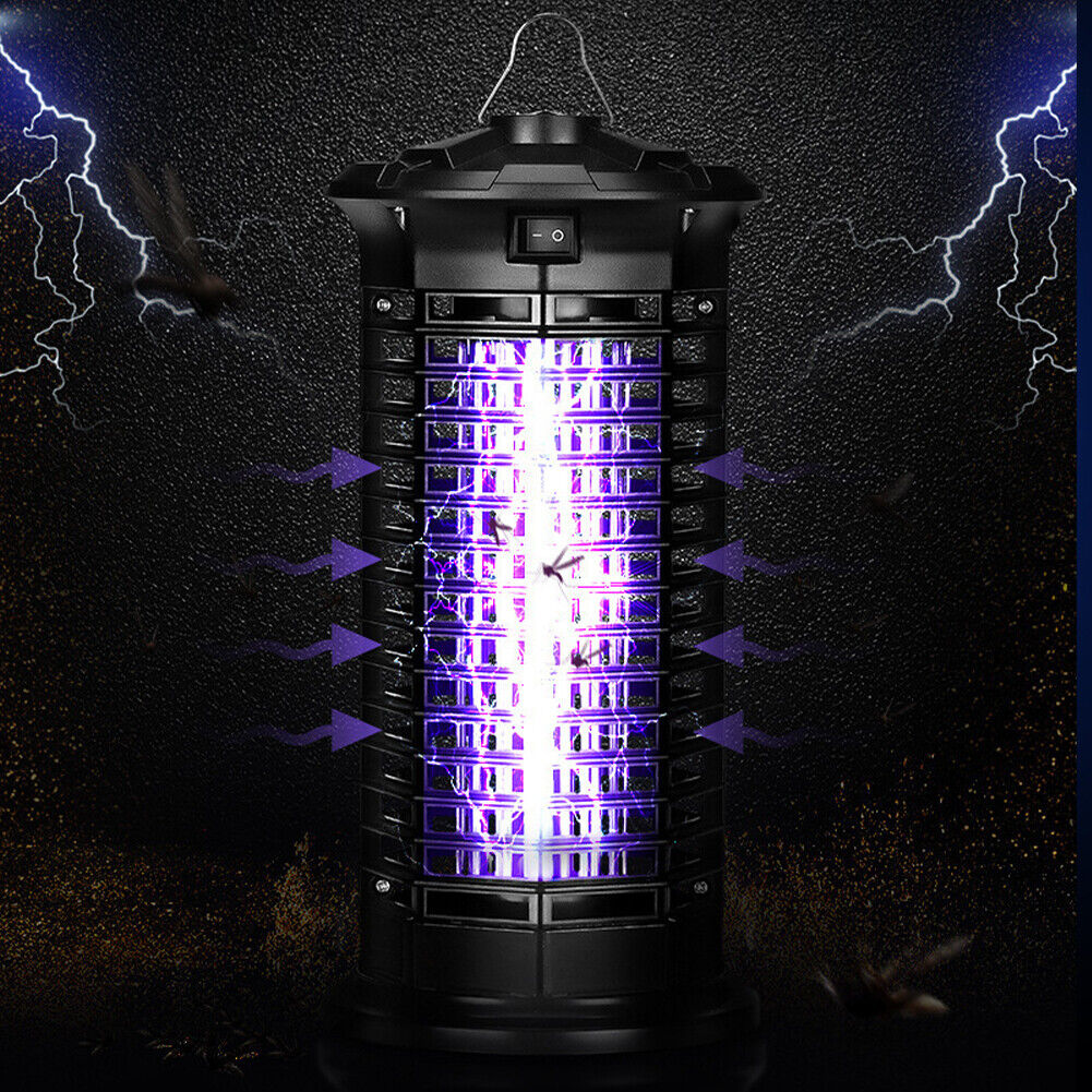 US Electric Fly Gnat Killer Lamp Pests Fly Insect Trap Mosquito Bug Zapper 4000V