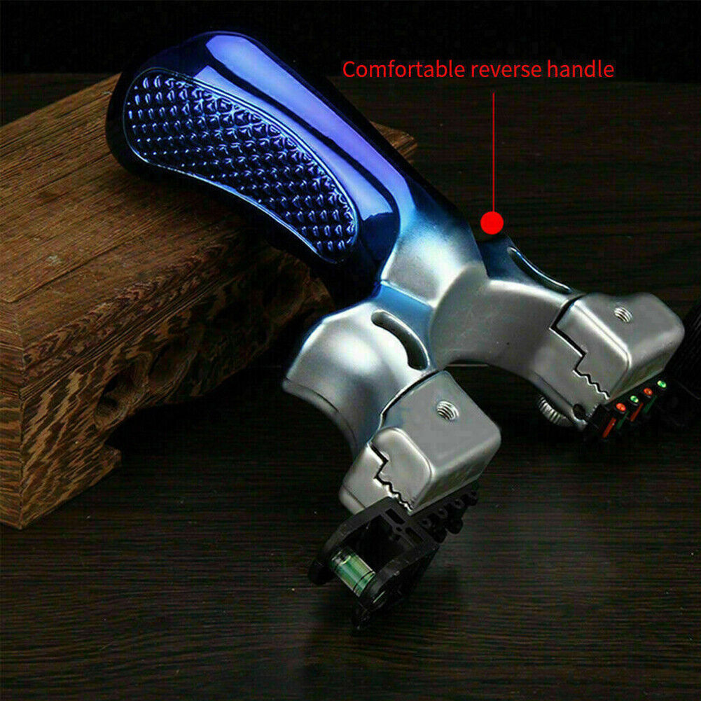 US 2-4 Pcs Professional Catapult Laser Slingshot Hunting Rubber Aim Point Target