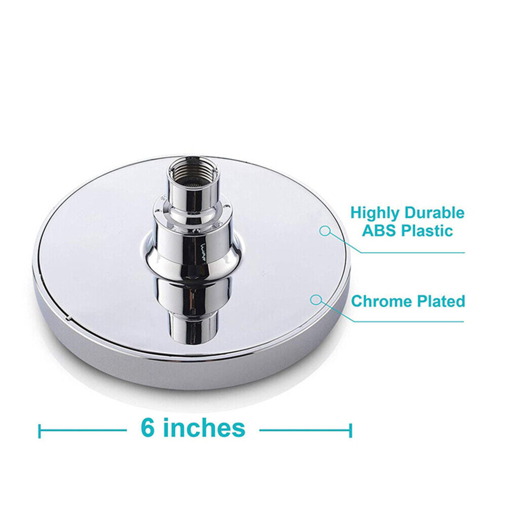 US Luxury Shower Head High Pressure Waterfall Bathroom Adjustable Angles