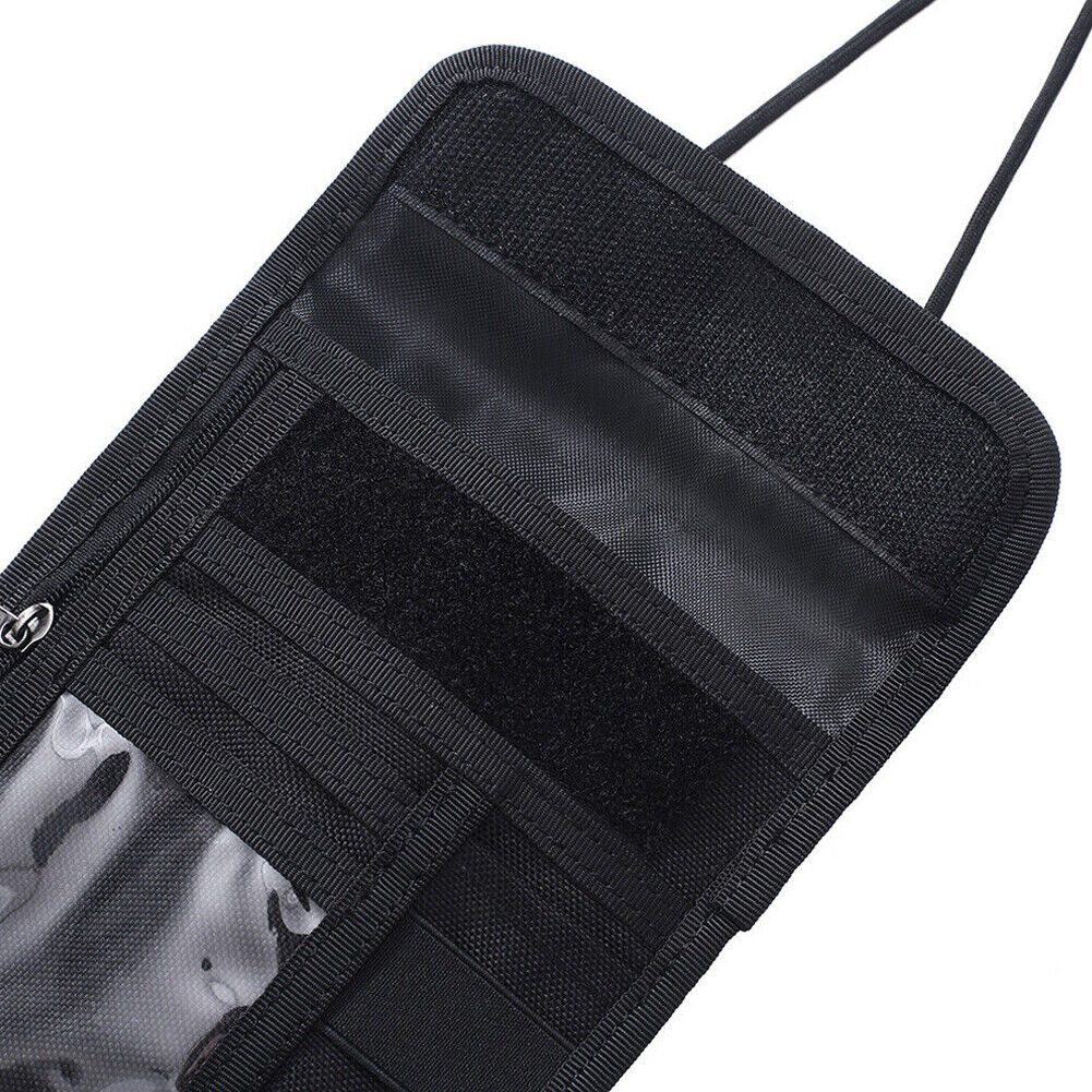 US Anti-Theft RFID Blocking Passport Holder Neck Travel Hidden Wallet Pouch