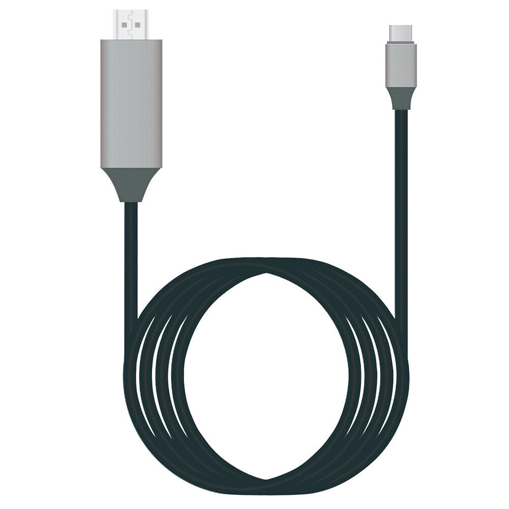 US 2 Pc USB-C Type C to HDMI 1080P HD TV Cable Adapter For Android Phones