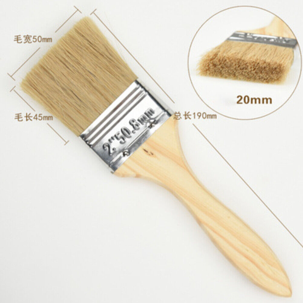 US 36 Pack 1" Chip Paint Brushes Stain Glue Adhesives Touchups 1 Inch Lot of 36