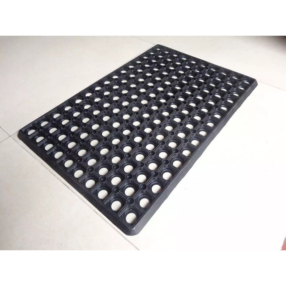 US Non Slip Door Mats Indoor Outdoor Rug Heavy Duty Washable Kitchen Rubber Mat