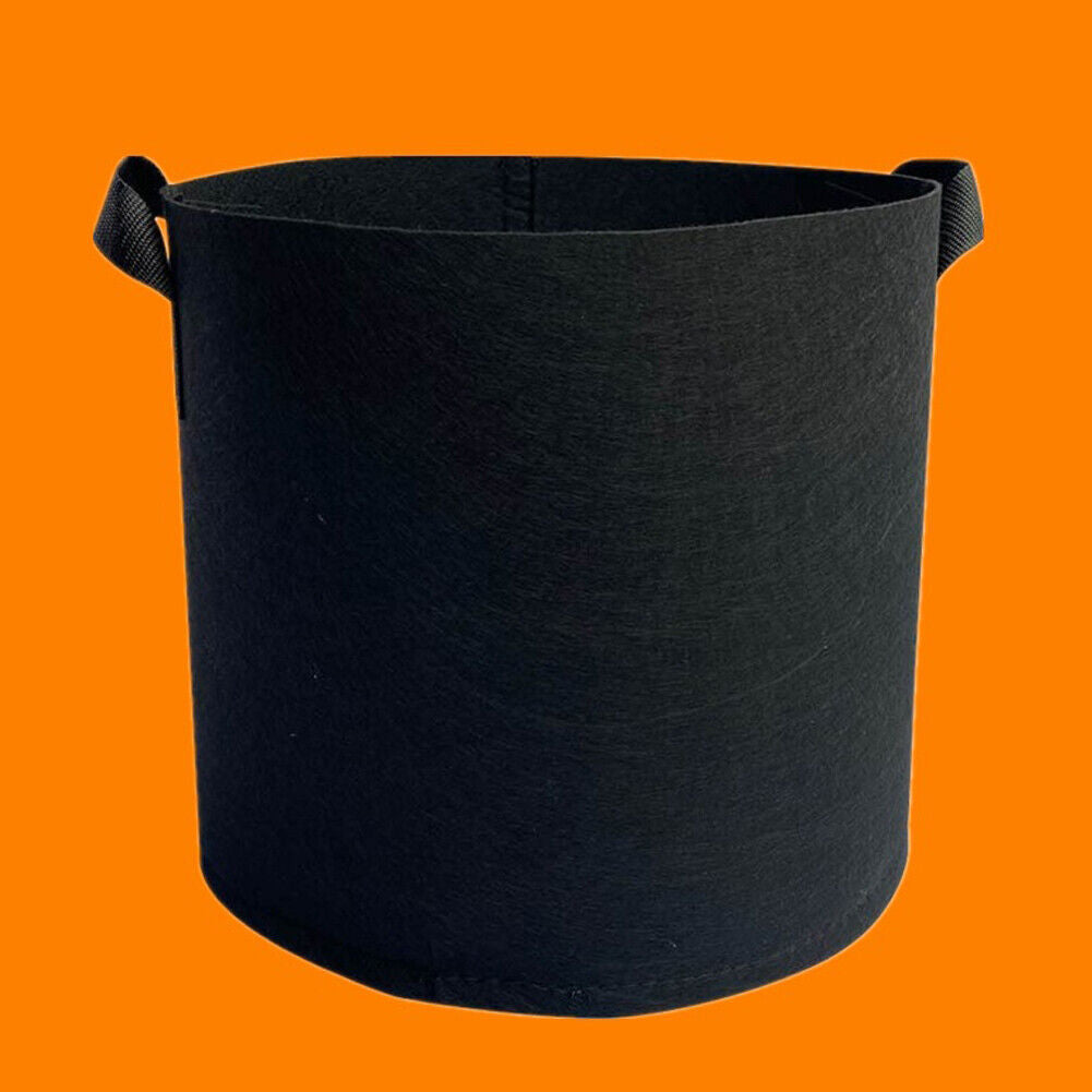 US 10 / 15 Gallon Plant Growing Bags Fabric Pot Nursery Soil Bag Thickened Nonwo