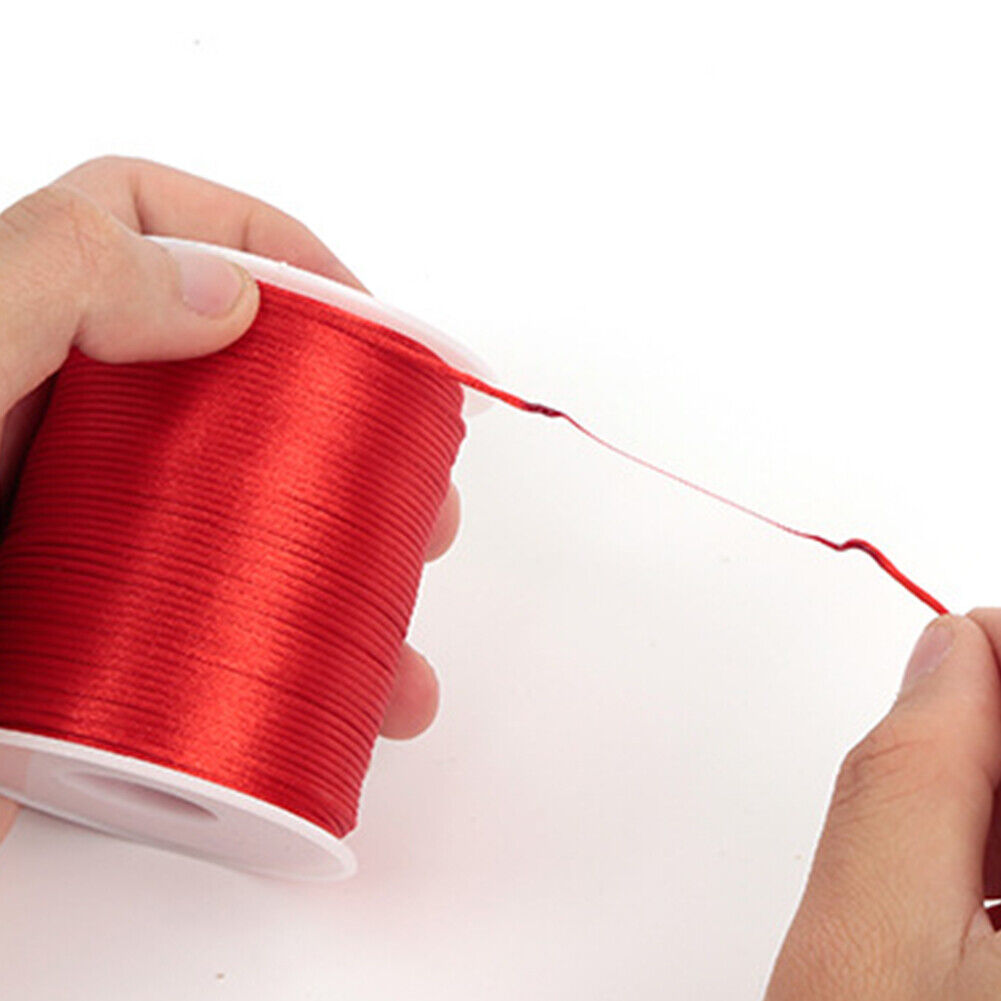 US 1-2 Pc Satin Rattail Cord Nylon Cord Silky Trim Beading String Sewing Project