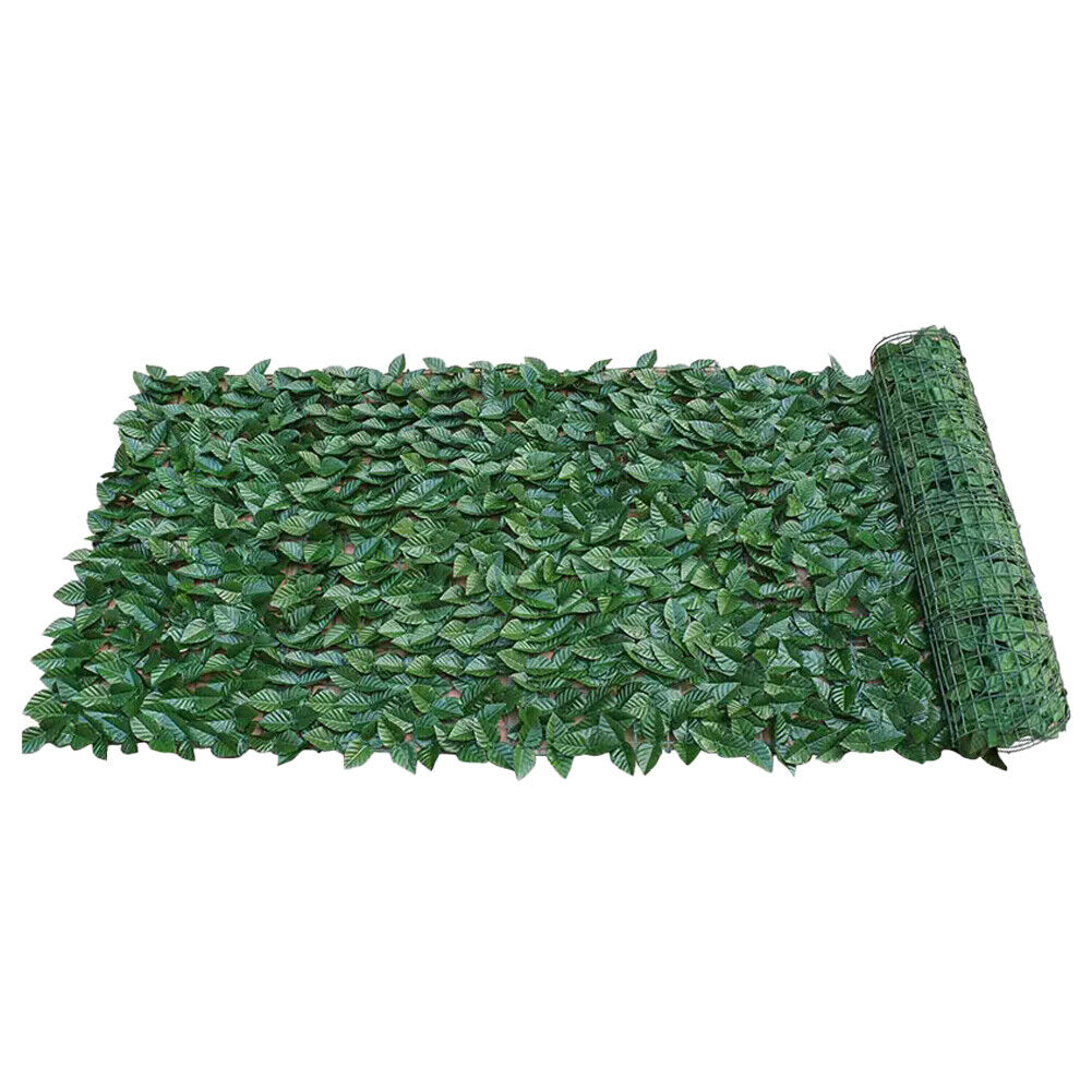 US 118"x39" Artificial Privacy Fence Wall Screen Faux Ivy Leaf Outdoor Decor