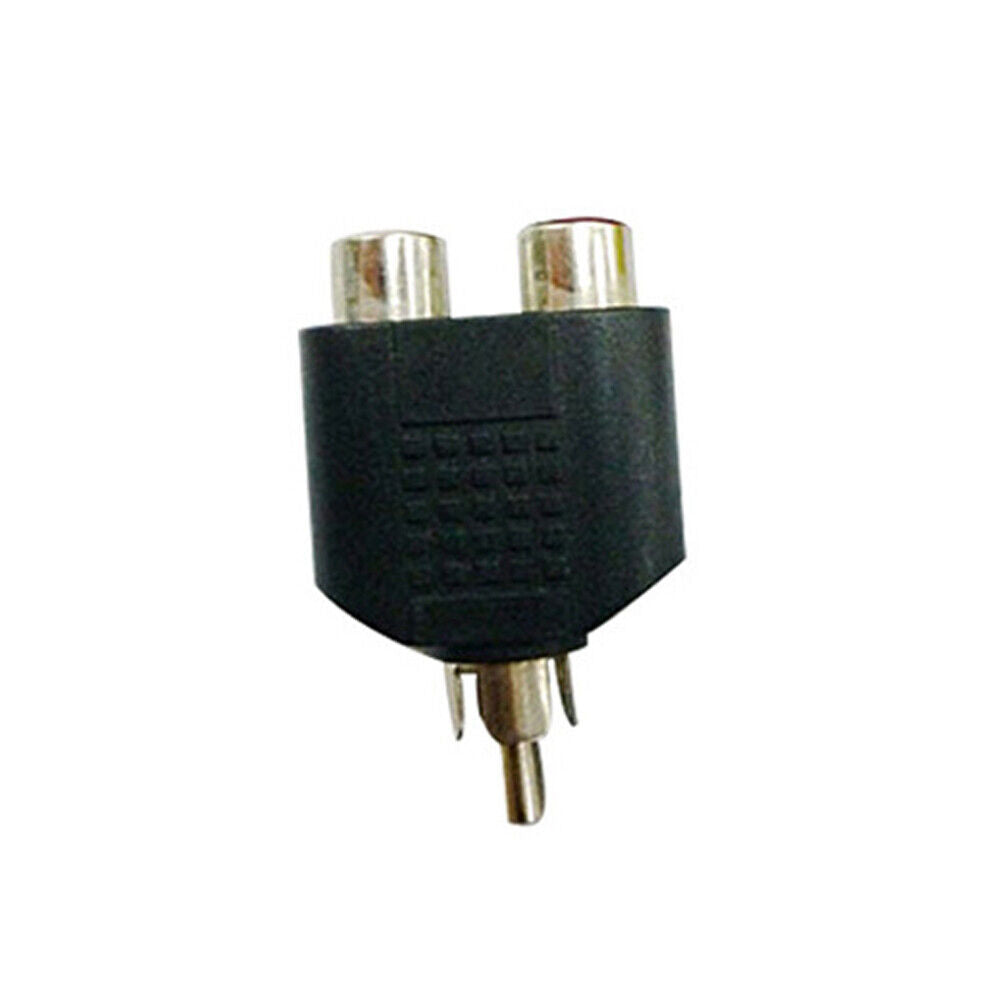US 10-20Pc RCA Y Splitter Adapter 2 Female 1Male Audio Video AV TV Cable Convert