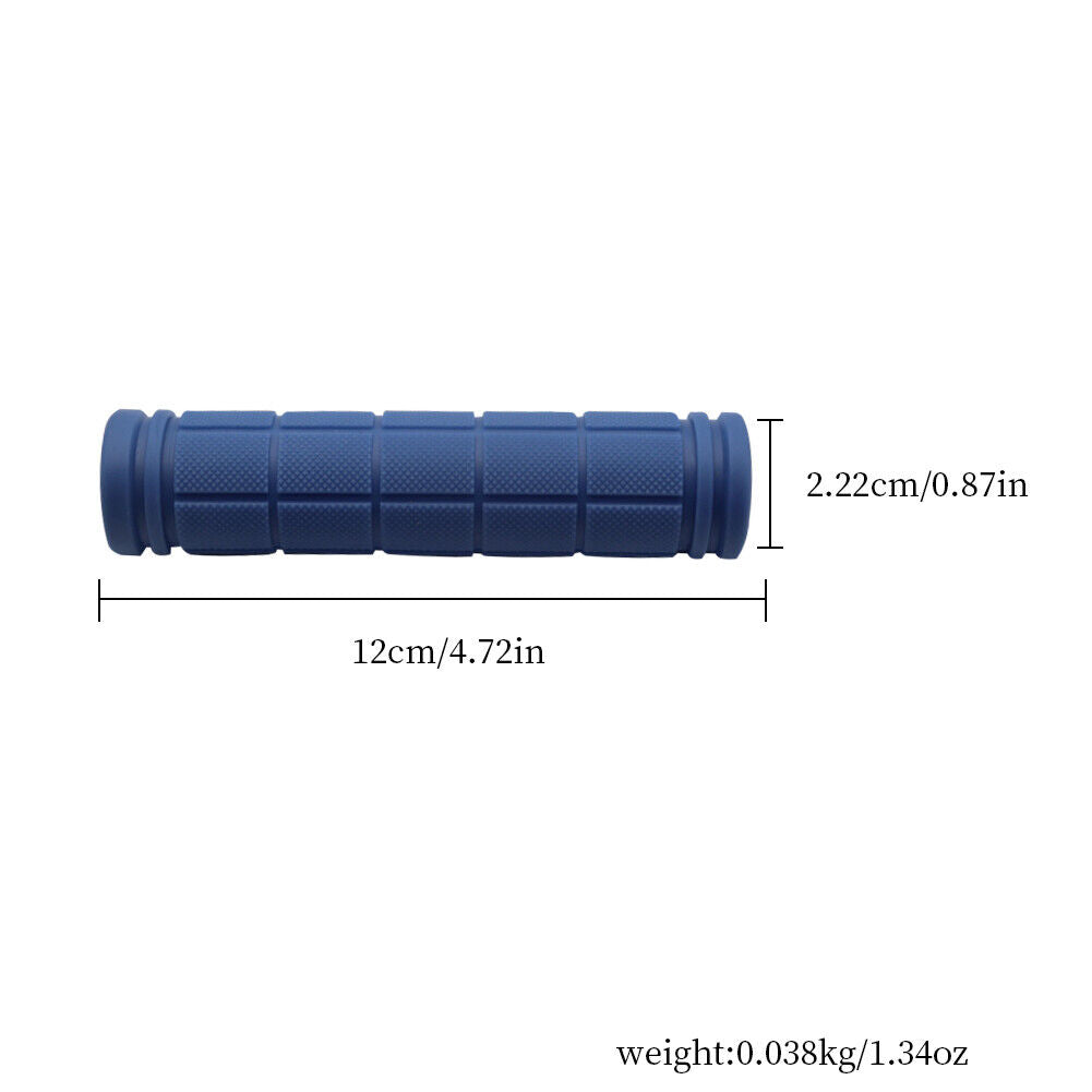 US 1-2 Pairs Bicycle Handlebar Grips Soft Rubber Anti-Slip Bike Scooter Cycling