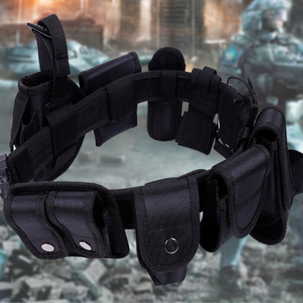 US 1-2 Pack Modular Equipment Police Security Guard Duty Utility Tactical Belt