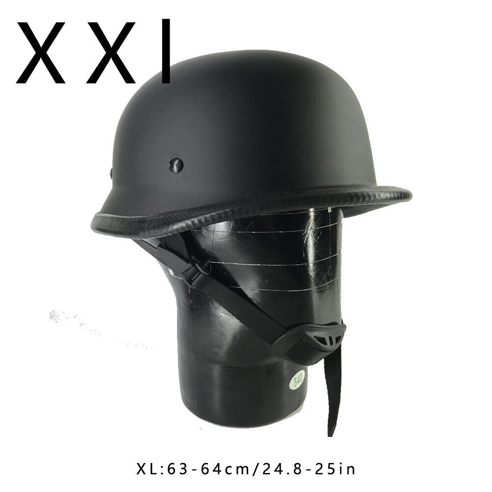 US German Style Novelty Shorty Helmet Motorcycle Half Helmet  S/M/L Half Cap