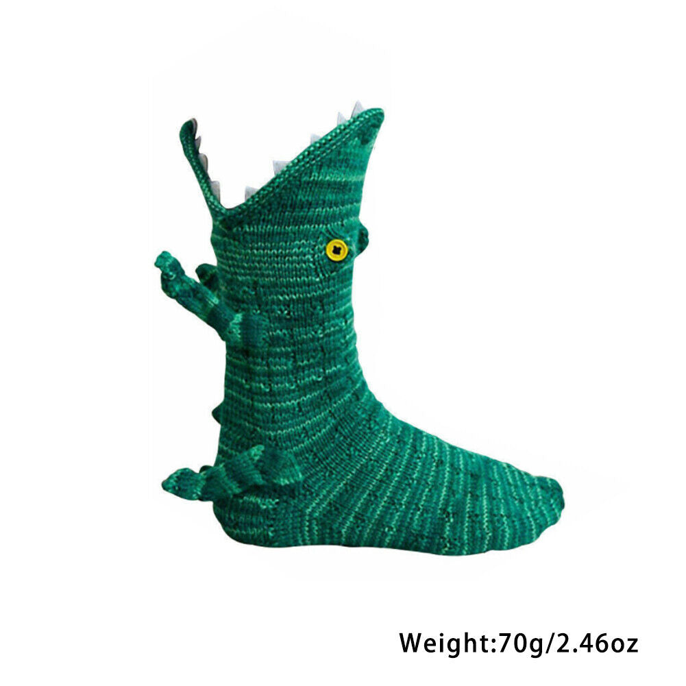 US 1-2 Pcs Funny Animal Socks Women Novelty Crocodile Shark Floor Socks Gifts