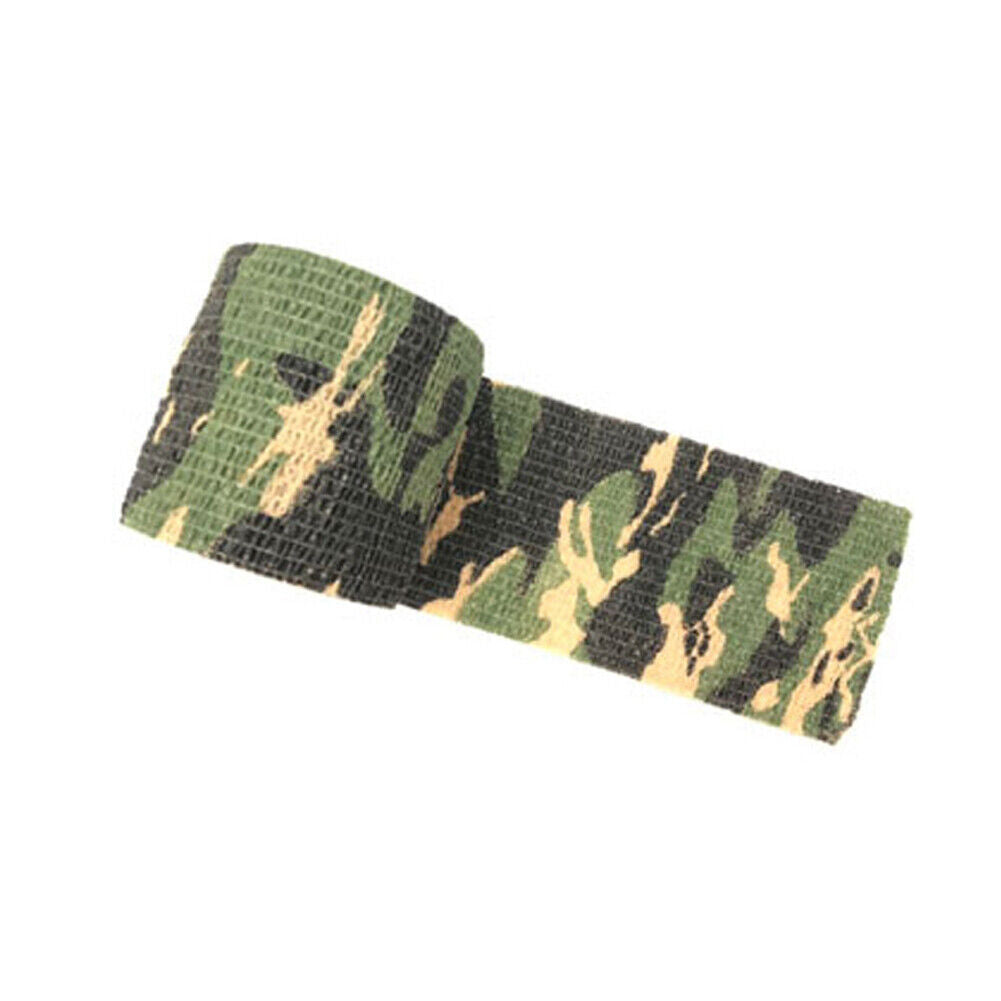 US 6-12 Pack Tactical Self-Adhesive Camouflage Tape For Outdoor Hunting Backpack