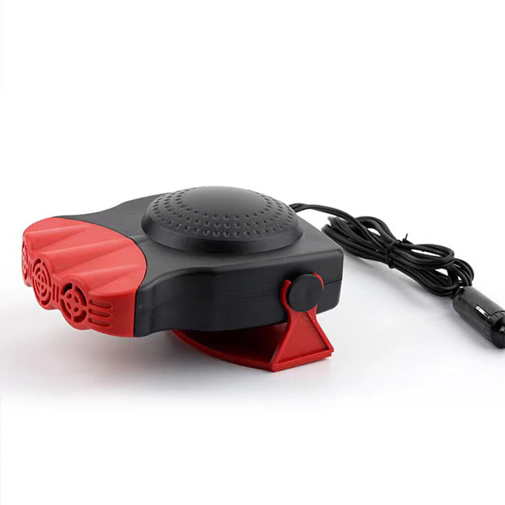 US 1-2 Pack Car Heater 12V 150W Automobile Windscreen Fan Function 3-Outlet Plug