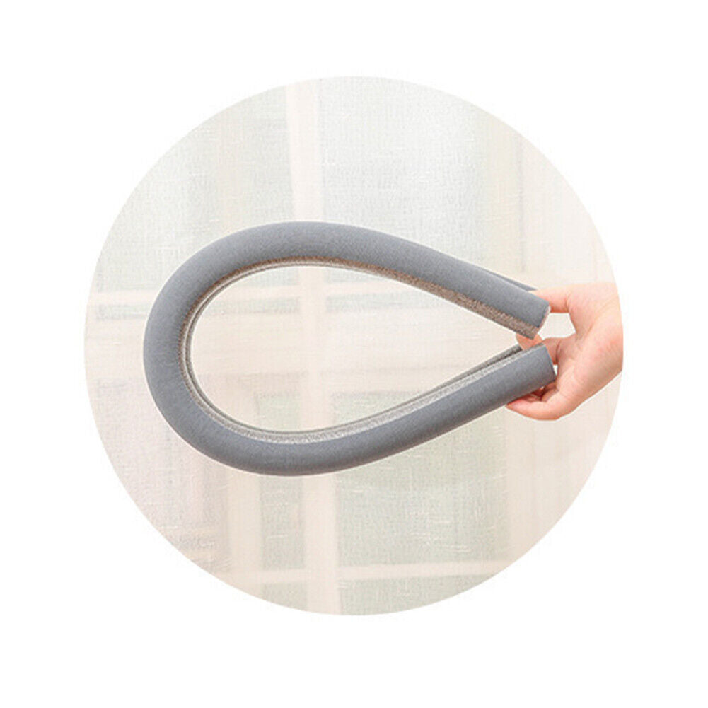 US 1-2 Pc Under Door Bottom Seal Strip Stopper Adjustable Twin Door Soundproof