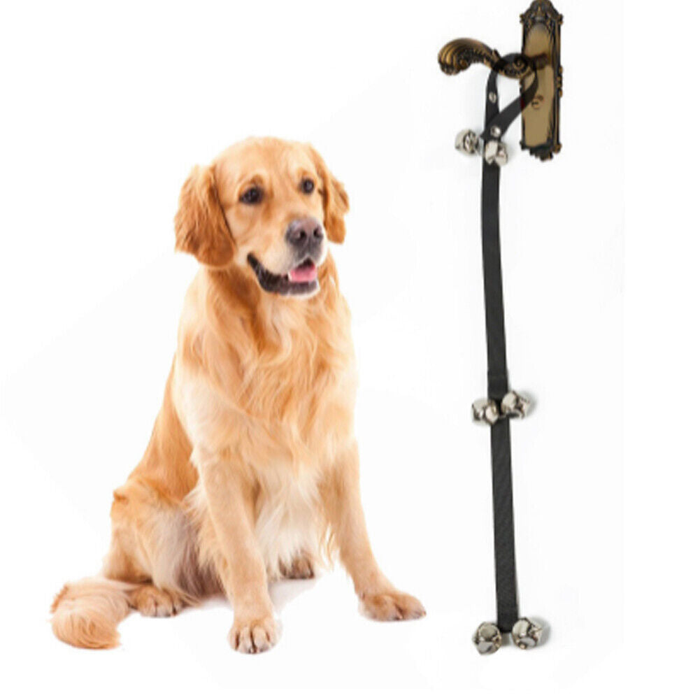 US 2-4 Pack Pet Dog Puppy Potty Training Door Bells Rope Housebreaking Anti Lost