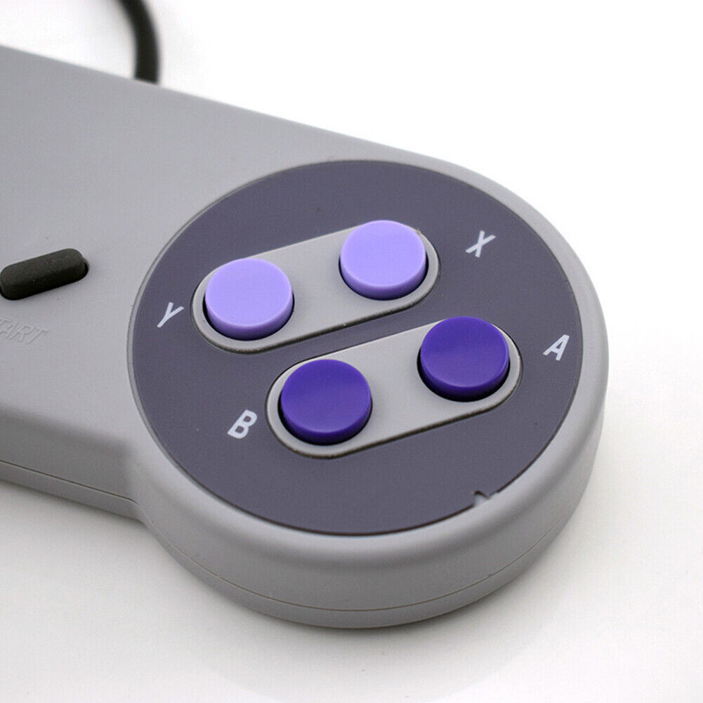 US 2-4 Pack Replacement Controller for  SNS-005 Super Nintendo SNES System 6FT