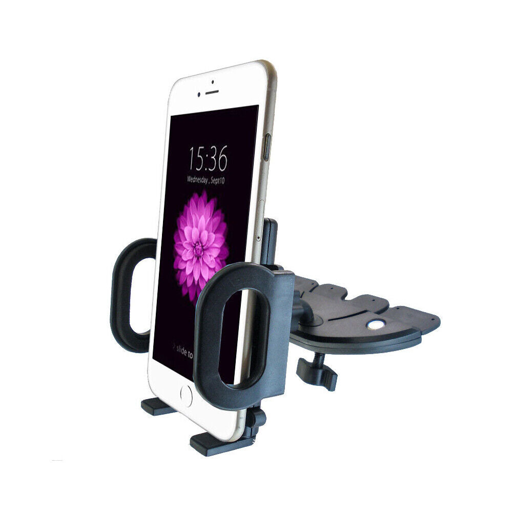 US CD Slot Car Phone Holder Universal Cell Phone Car Mount for iPhone Samsung