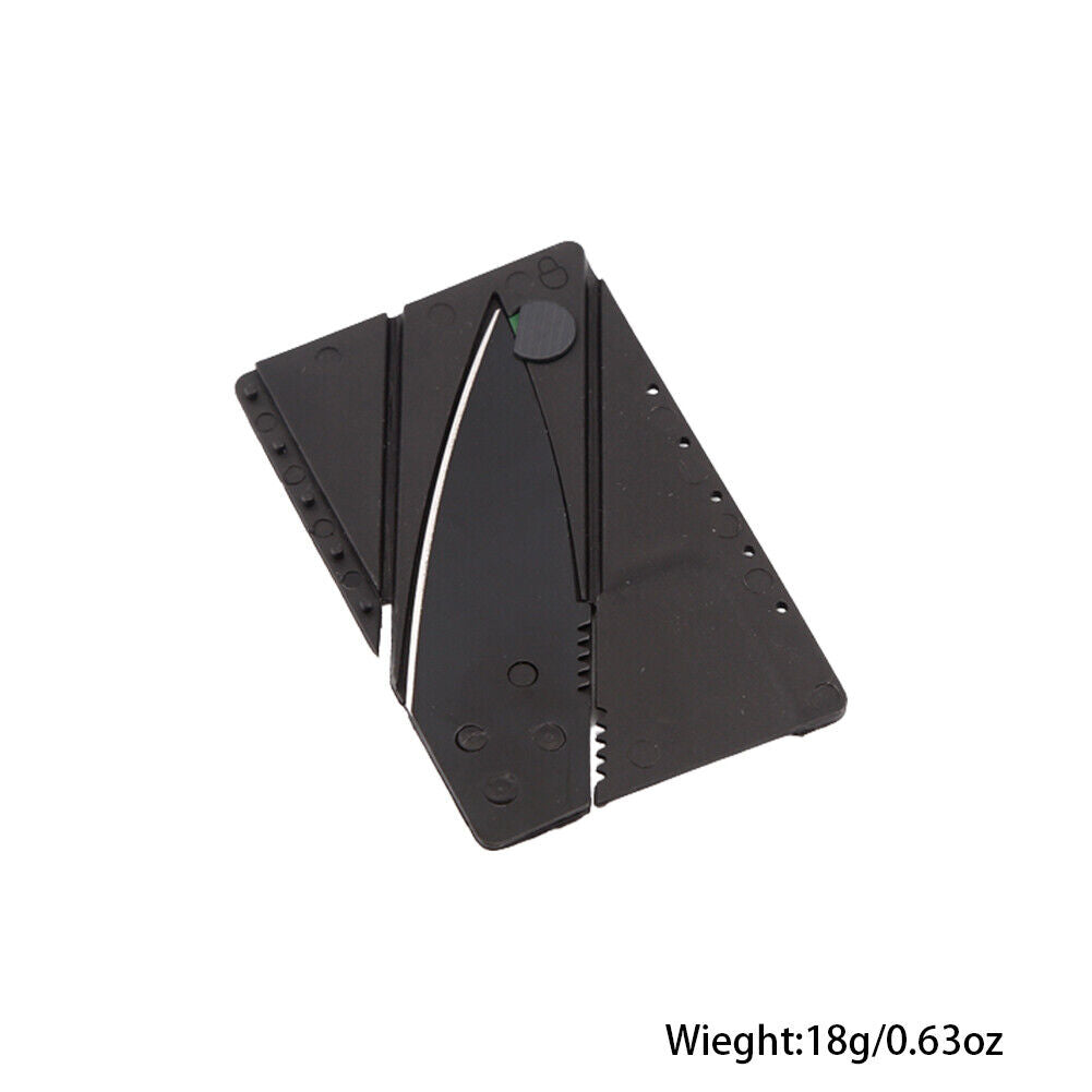 US 20-40 Pack Credit Card Thin Knives Folding Wallet Pocket Micro Survival Knife