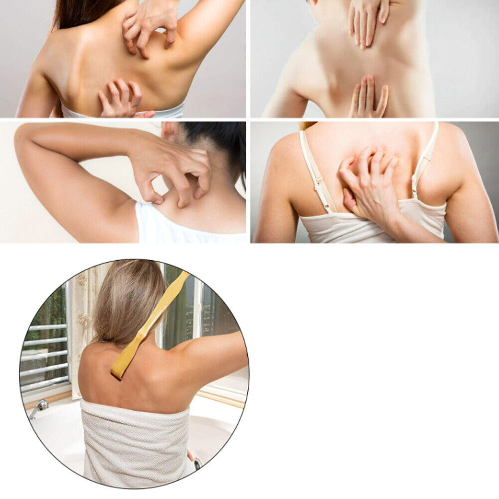 US 3-6 Pack Bamboo Wood Back Scratcher Self-Massager Good Practical Novel Gifts