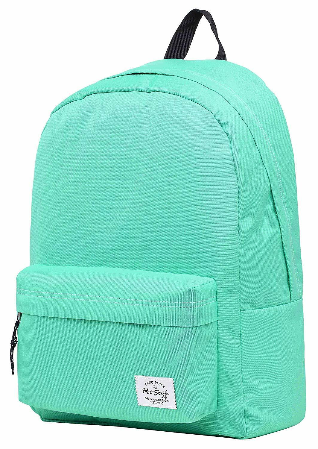 SIMPLAY Classic School Backpack Bookbag, 17"x12.5"x5",Assorted Colors and Prints