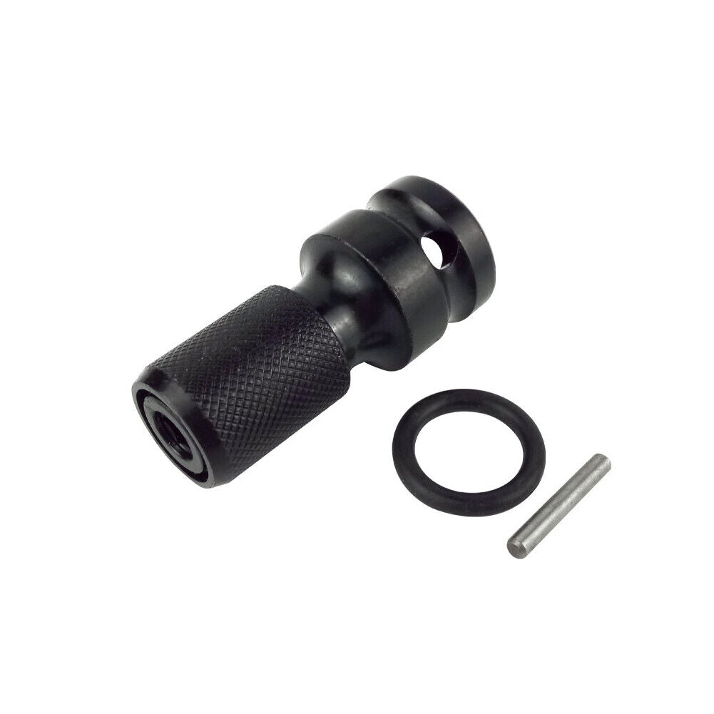 US 2-4 Pcs  1/2" Drive To 1/4" Socket Adapter Hex Drill Chuck Change