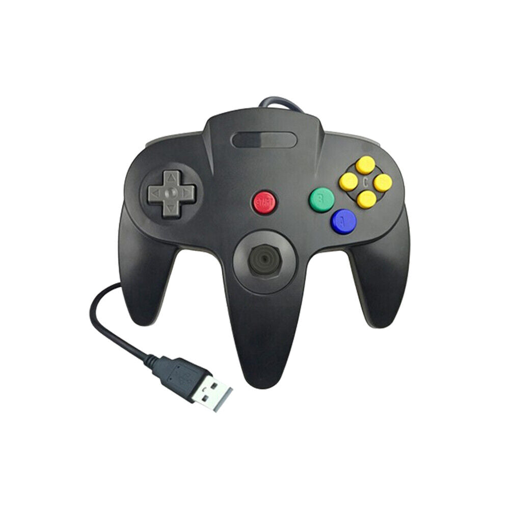 US Wired Controller Joystick Compatible With Nintendo 64 N64 Video Game Console