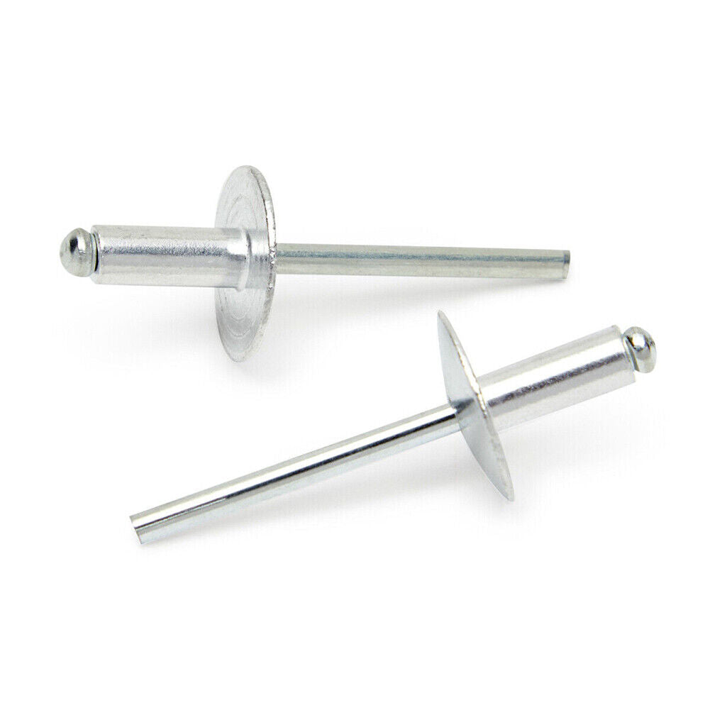 US100-200Pc 3/16" x 1/2" Pop Rivets Aluminum Dome Head Blind for Metal Fasteners