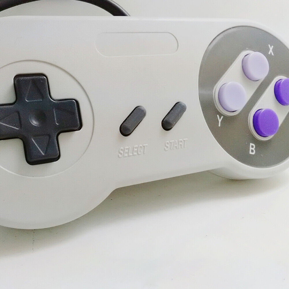 US 2-4 Pack Replacement Controller for  SNS-005 Super Nintendo SNES System 6FT