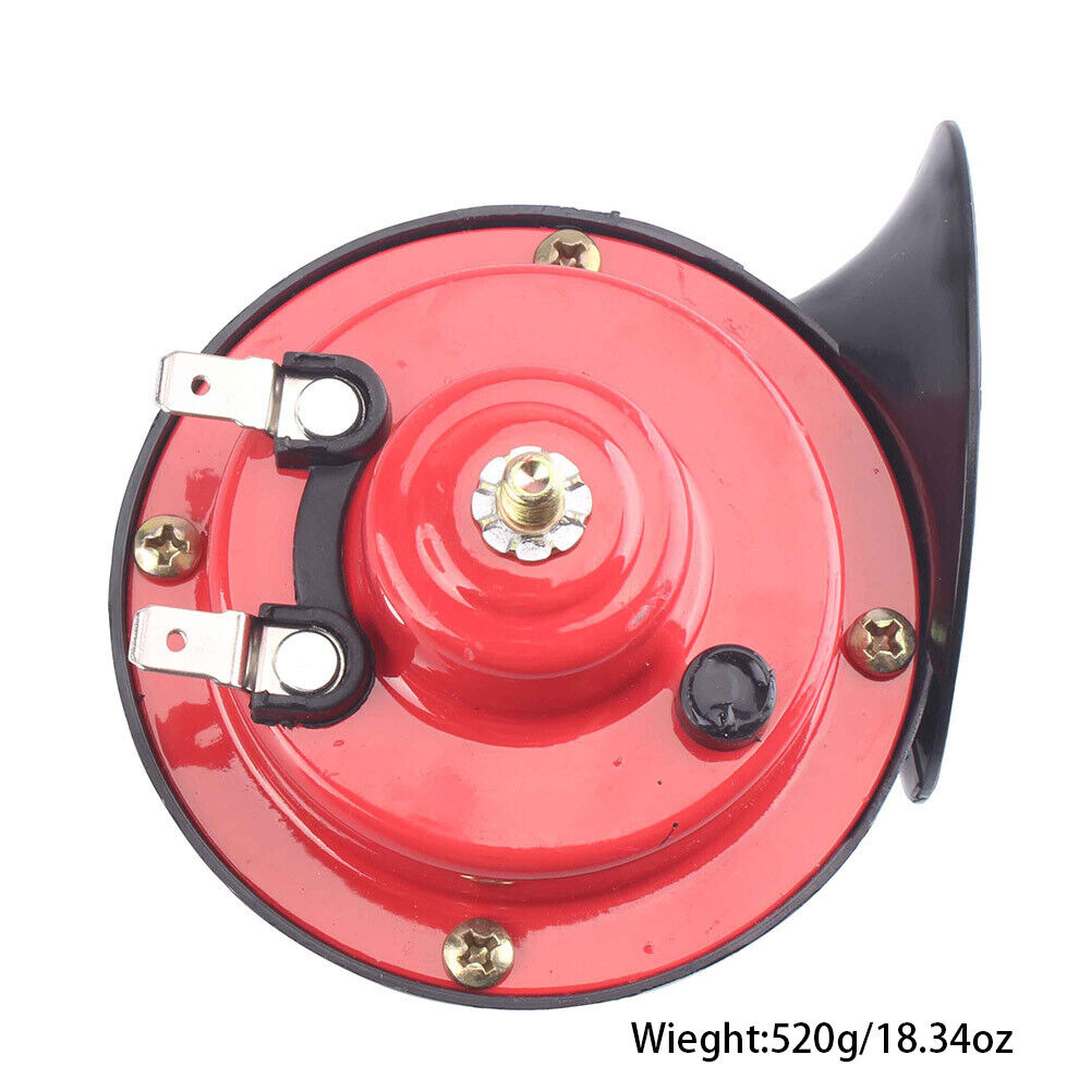 US 1-2 Pairs 12V 300DB Super Loud Train Air Horn Waterproof Motorcycle Car Boat