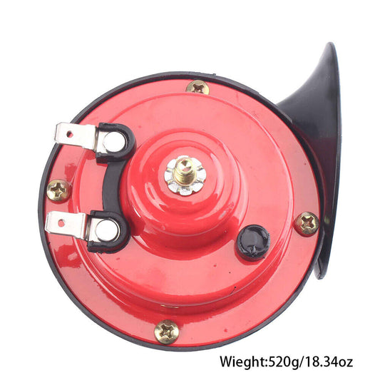 US 1-2 Pairs 12V 300DB Super Loud Train Air Horn Waterproof Motorcycle Car Boat
