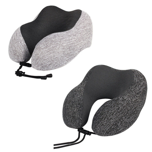 US 2-4 Pack Memory Foam U-Shaped Travel Pillow Neck Support Head Rest Car Plane