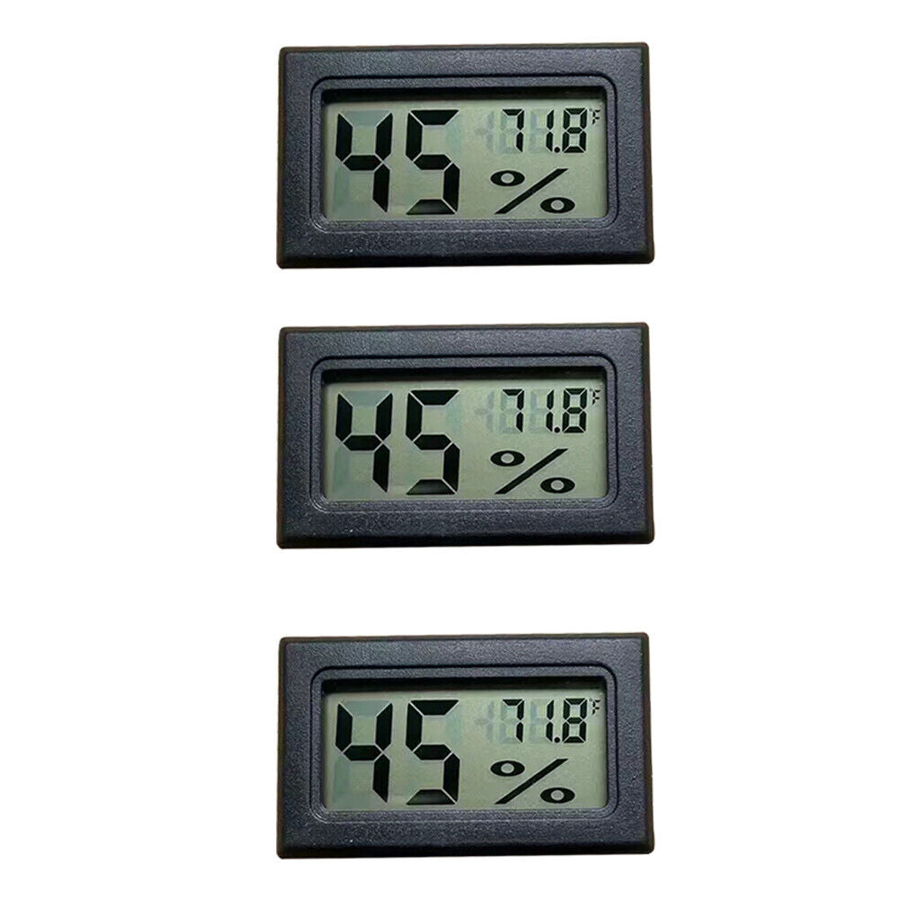 US 3-6 Pack Digital Indoor LCD Temperature Humidity Meter Gauge Thermometer