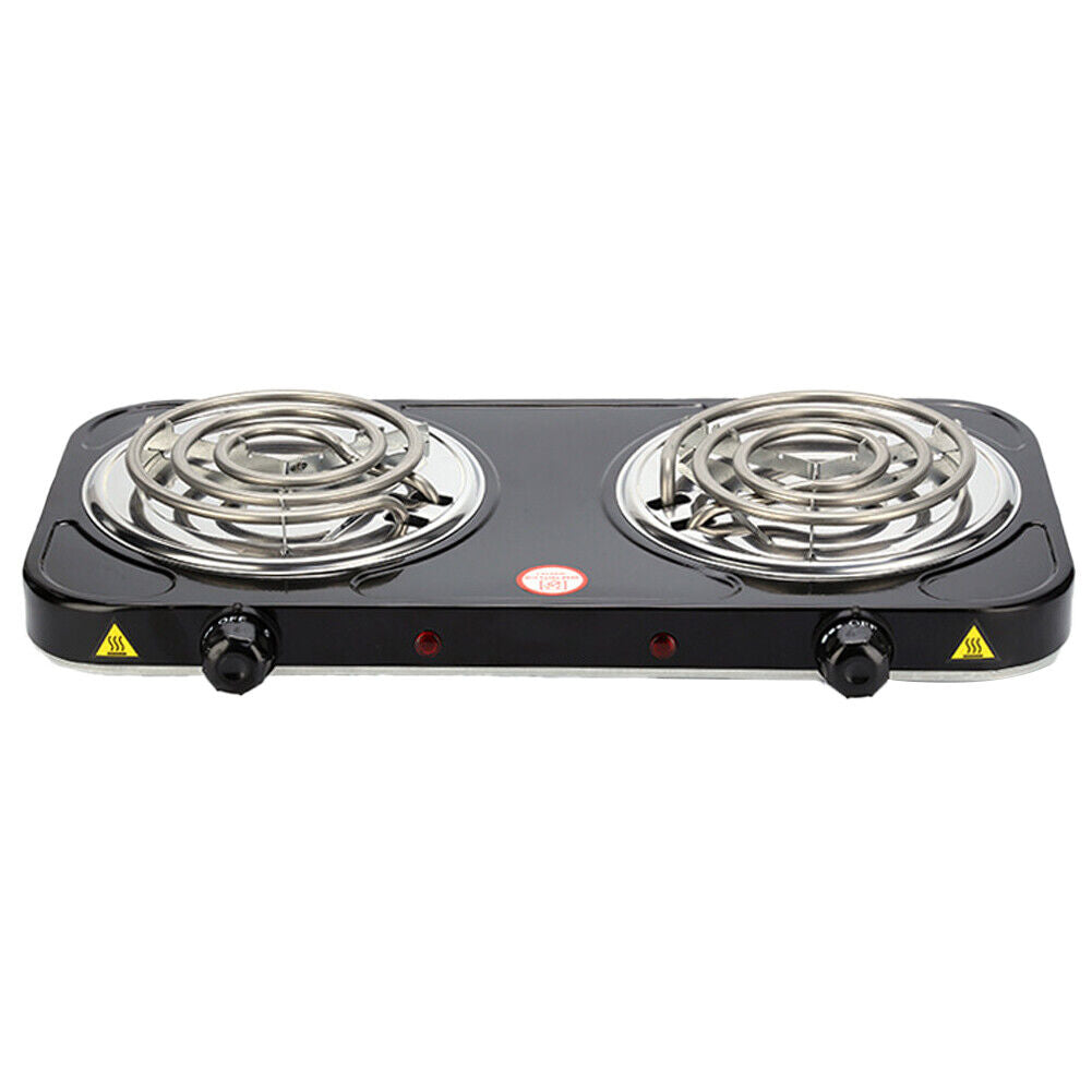 US Electric Stove Single/Dual Burner Portable Travel Compact Small Hot Plate