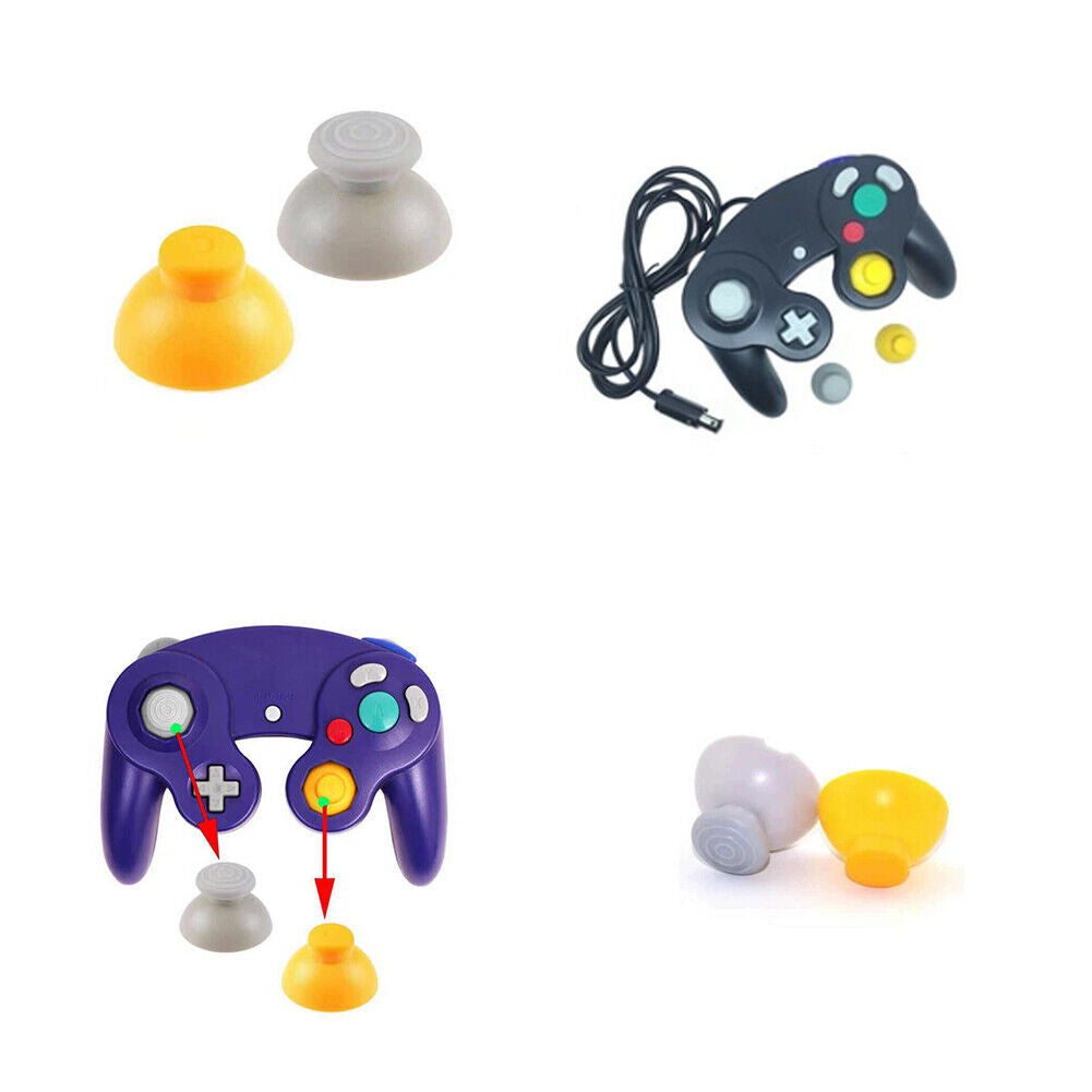 US 20-40Pc For Gamecube Thumbstick Caps Replacement Controller Joystick Rubber