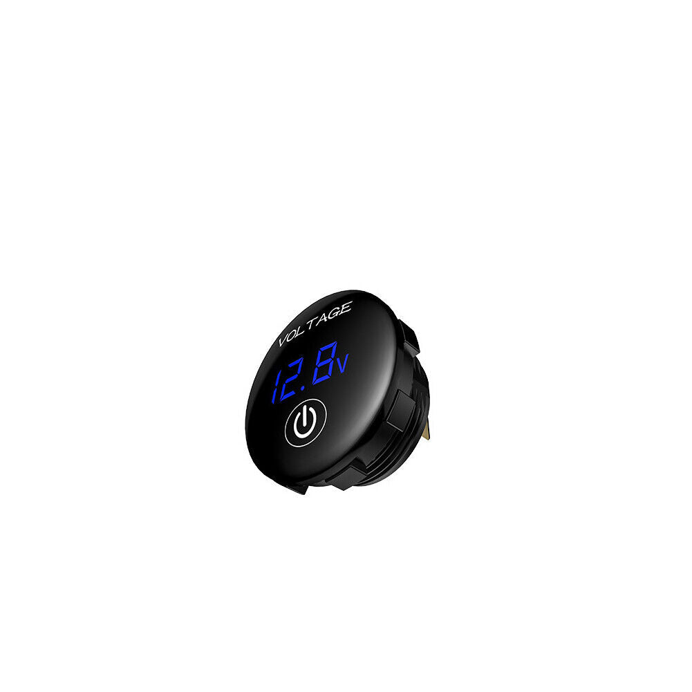 US 2-4 Pcs DC 12V-24V Car Motorcycle LED Digital Voltage Meter Display Voltmeter