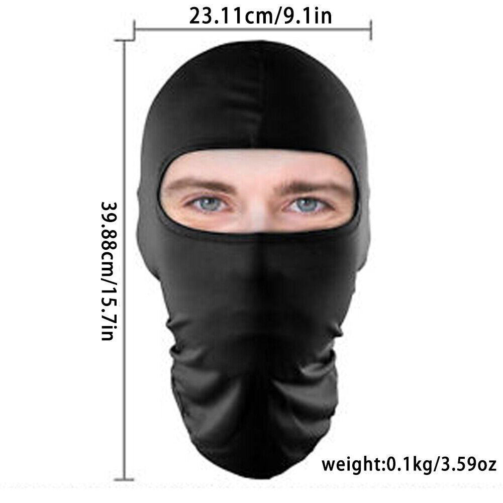 US 5-10 Pc Men's Ski Face Mask Warm Balaclava Sports Airsoft Motorcycle Hood Hat