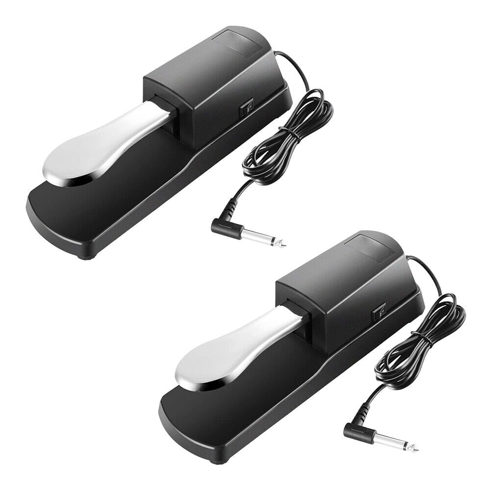US Sustain Foot Pedal with Polarity Switch for Digital Electronic Keyboard Piano