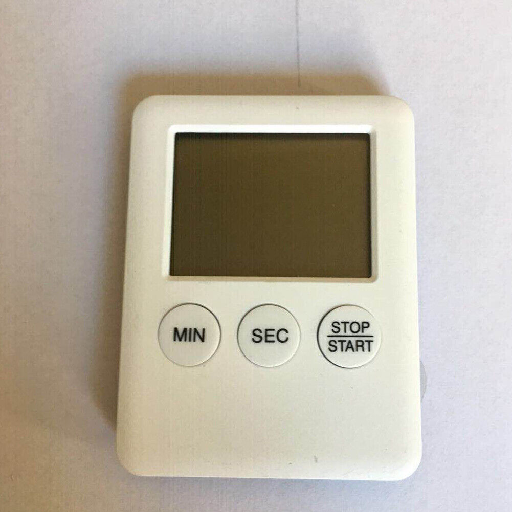 US 4-8 Pcs Large LCD Digital Kitchen Cooking Timer Count-Down Clock Loud Alarm