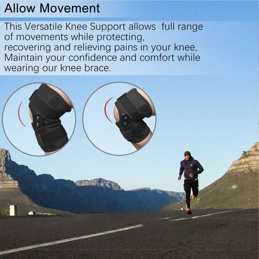 US 1-2 Pack Adjustable Compression Knee Patellar Tendon Support Brace Joint Wrap