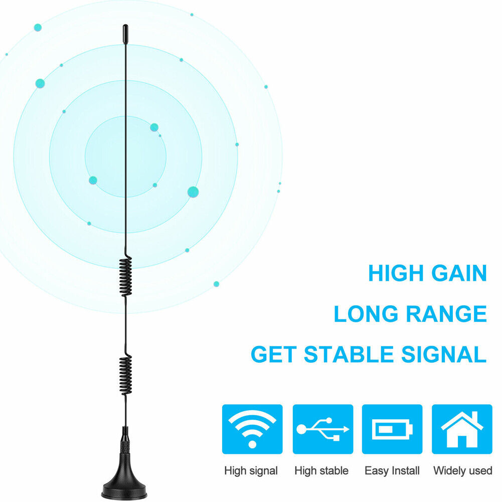 US 2-4 Pack Indoor Digital Antenna HD AM FM Radio Stereo Receiver Magnetic Stand